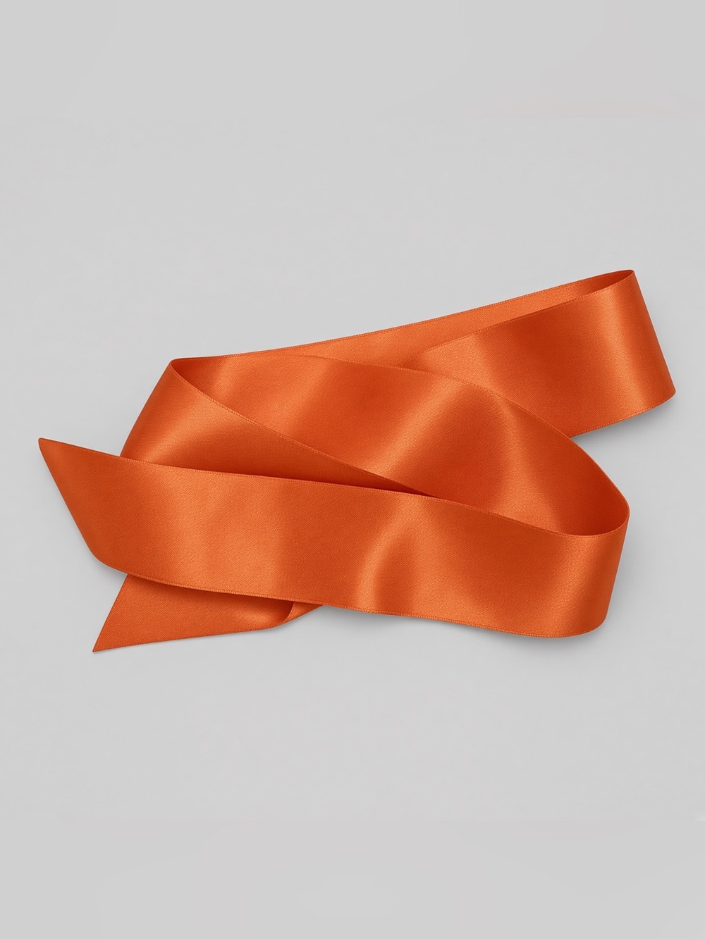 Orange slim bag twilly
